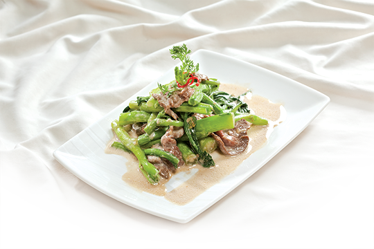 Thịt bò xào ngồng cải