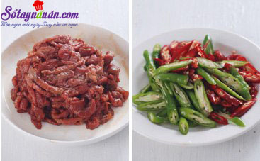 Thịt bò xào sả ớt ngon khó cưỡng