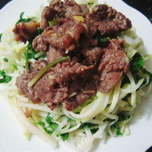Cách làm thịt bò xào su hào