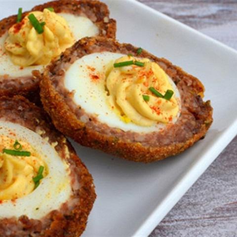 Cách làm thịt bọc trứng chiên