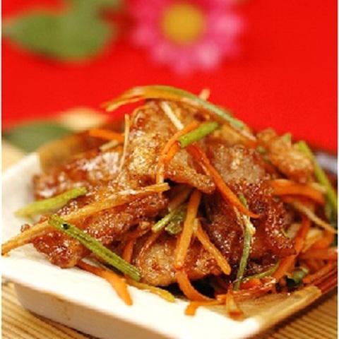 Cách làm thịt chiên xào rau củ