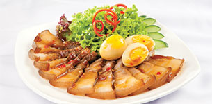 Thịt chiên xốt nước tương