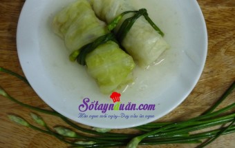 Thịt cuộn bắp cải ngon – dễ làm