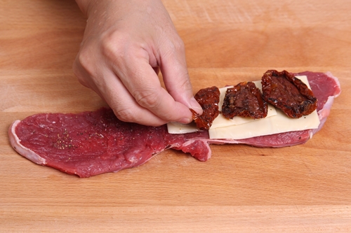 Thịt cuốn nấm bào ngư Nhật hấp dẫn ngon ngất ngây