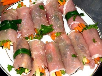 Thịt cuốn ngũ sắc