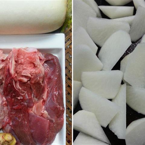 Cách làm thịt cừu hầm củ cải