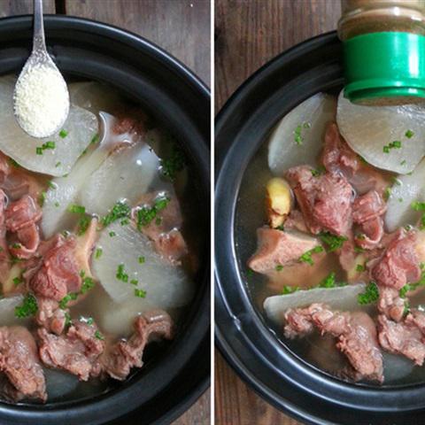 Cách làm thịt cừu hầm củ cải