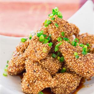 Cách làm thịt gà chiên mè