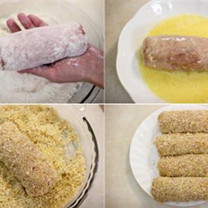 Cách làm thịt gà cuộn bông cải