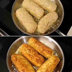 Cách làm thịt gà cuộn bông cải