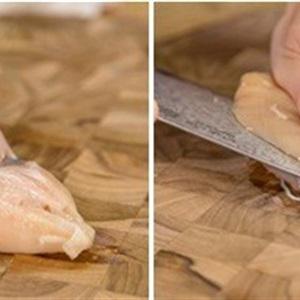 Cách làm thịt gà cuộn rau củ