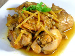 Thịt gà kho gừng