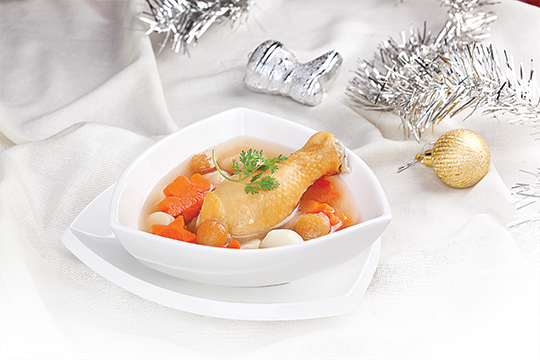 Thịt gà nấu long nhãn