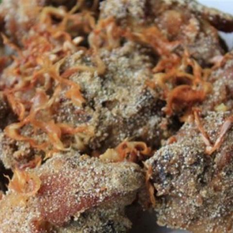 Cách làm thịt gà rang muối