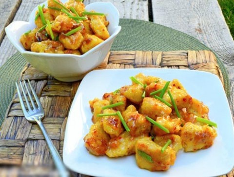 Thịt gà sốt cam