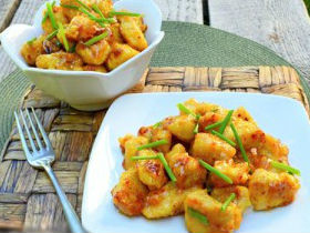 Thịt gà sốt cam