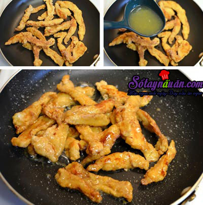 Thịt gà sốt chanh cho bữa ăn thêm ngon miệng