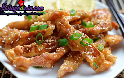 Thịt gà sốt chanh cho bữa ăn thêm ngon miệng