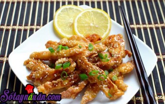 Thịt gà sốt chanh cho bữa ăn thêm ngon miệng