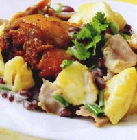 Thịt gà sốt vị cam