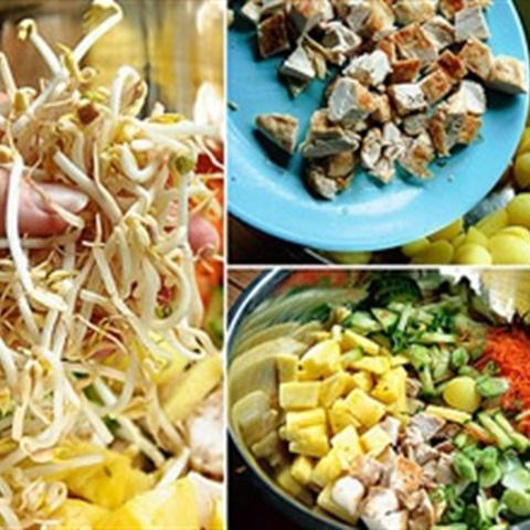 Cách làm thịt gà trộn chua ngọt