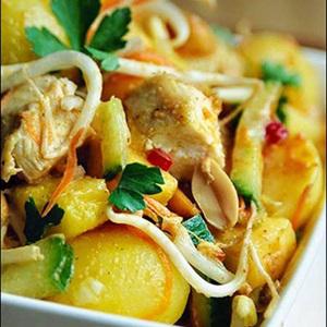 Cách làm thịt gà trộn chua ngọt