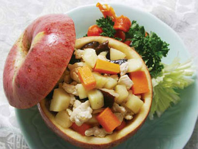 Thịt gà xào củ năng nấm đông cô