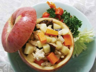 Thịt gà xào củ năng nấm đông cô