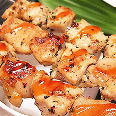 Cách làm thịt gà xiên nướng áp chảo