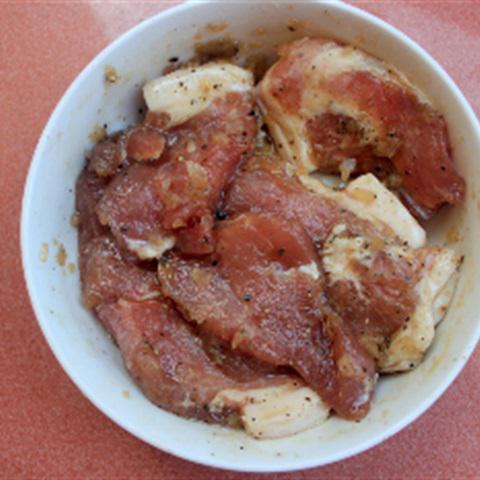 Cách làm thịt heo chiên áp chảo