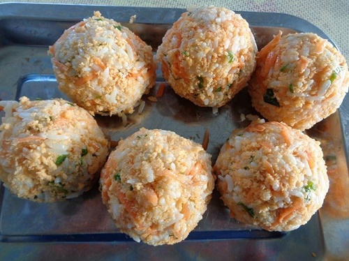 Thịt heo chiên cốm công thức mới giòn rụm, ăn là mê