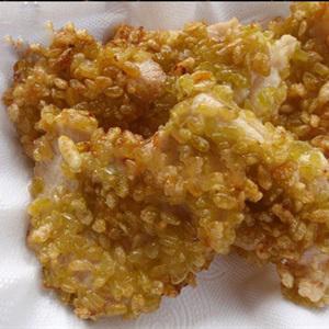 Cách làm thịt heo chiên cốm