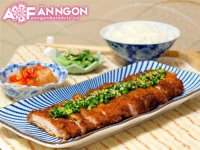 Thịt heo chiên giòn tẩm hành mỡ