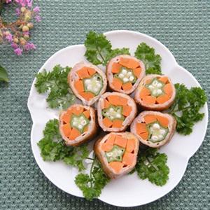 Cách làm thịt heo cuộn đậu bắp