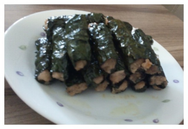 Thịt heo cuộn lá lốt chiên