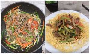 Thịt heo cuộn nấm hương lạ miệng mà ngon tuyệt