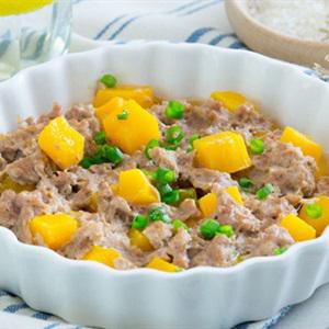 Cách làm thịt heo hấp bí đỏ