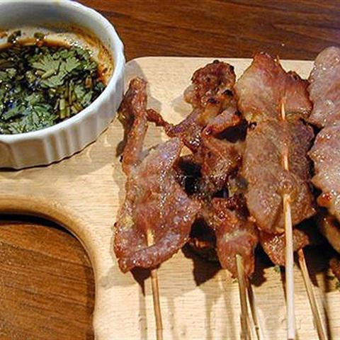 Cách làm thịt heo nướng xiên