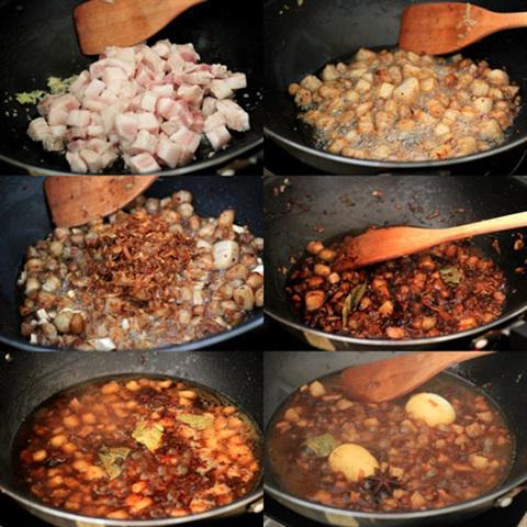 Cách làm thịt heo om trứng