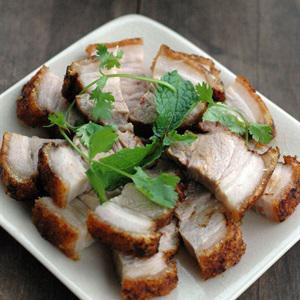 Cách làm thịt heo quay giòn