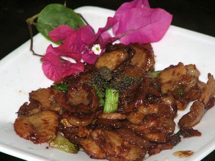 Thịt heo rang mắm tôm