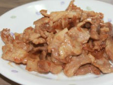 Thịt heo xào chao đỏ