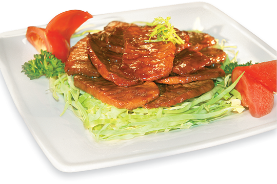 Thit heo xào nước tương gừng