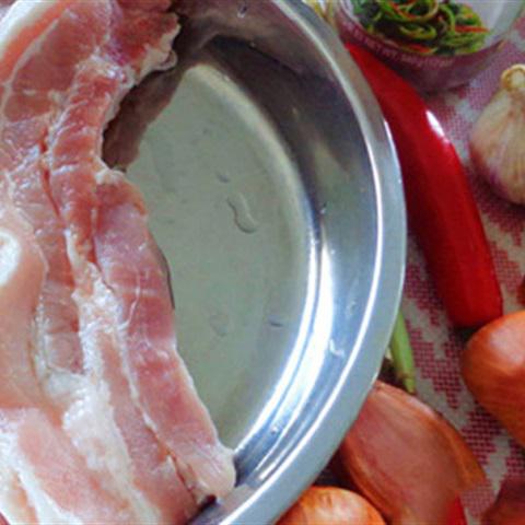 Cách làm thịt heo xóc tỏi