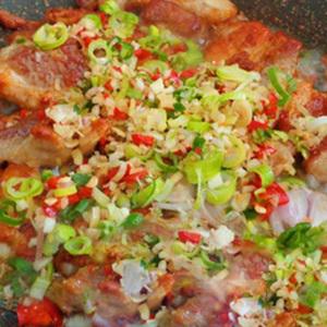 Cách làm thịt heo xóc tỏi