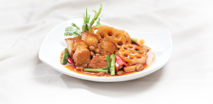 Thịt kho củ sen tương hột