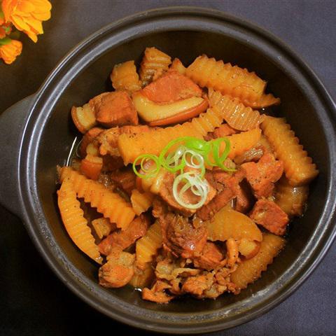 Cách làm thịt kho rau củ