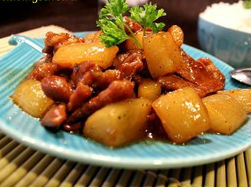 Thịt kho tàu củ cải