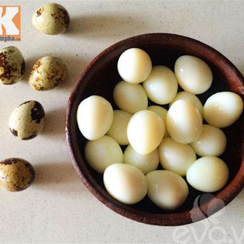 Cách làm thịt lợn kho trứng cút