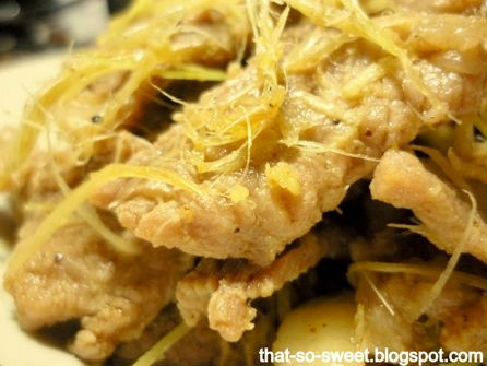 Thịt lợn rang sả